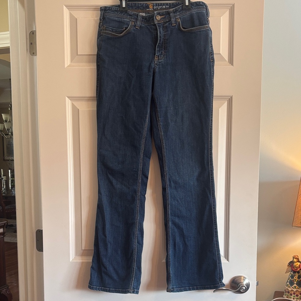 Carhartt Women's Boot Cut Jeans in Classic Blue